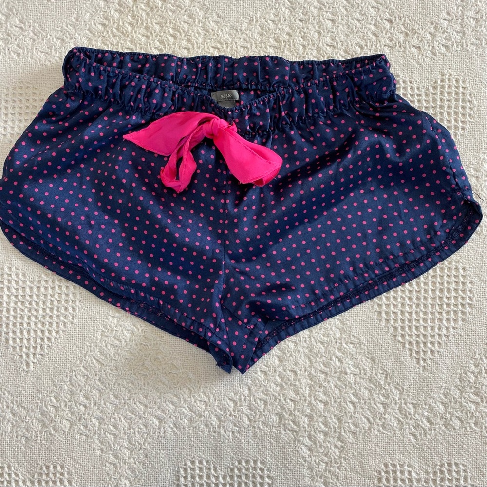 Aerie Silky Sleep Shorts (XS)